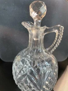 ATTRACTIVE ANTIQUE GLASS CRUET - Picture 1 of 3