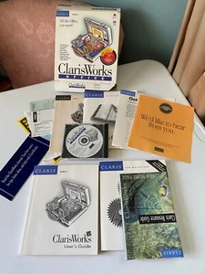 ClarisWorks Office 5.0 1997 Vtg Mac OS 7.0.1 Software includes serial number - Picture 1 of 3
