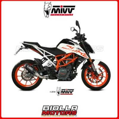SCARICO MIVV MK3 KTM 125 DUKE 125 2019- CARBON ORIGINAL KT.019.SM3C Euro4 A4, KT - Immagine 1 di 4