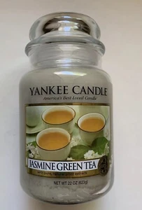 Yankee Candle JASMINE GREEN TEA 22 oz großes Glas Kräuterteeduft Rarität nicht mehr erhältlich - Bild 1 von 2