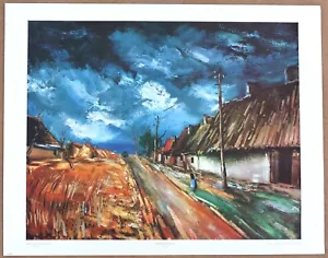 Maurice Vlaminck Landscape Rare 1st Limited Edition Original 1960 Lithograph - Picture 1 of 2