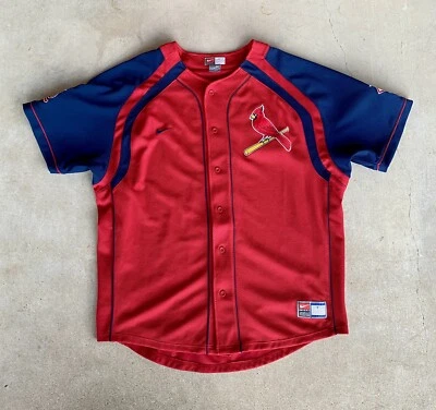 Camiseta Nike Albert Pujols #5 Cardenales de San Luis XL roja bordada mercancía genuina Foto 1 de 4