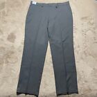 Haggar Tailored Fit Travel Performance Suit Pant Mens 40X32 Dark Gray Heather