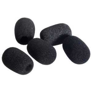 5PCS Mic Cover Microphone Headcover Mini Soft Foam Windscreen Cover Blk 35x10mm - Picture 1 of 8