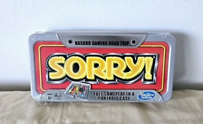 Sorry! Hasbro Roadtrip Game Portable Case New/Sealed - Image 1 of 2