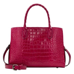 Patricia Nash genovese geprägtes Leder wandelbare Umhängetasche Beuteltasche - Granita Kroko - Bild 1 von 9