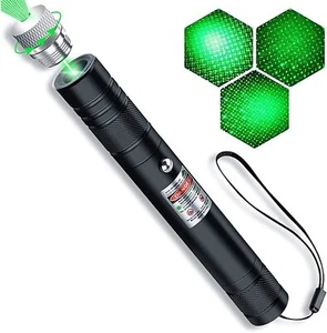 Strong Beam 2000m Green Laser Pointer Pen 532nm Lazer Torch USB Rechargeable - Picture 1 of 13