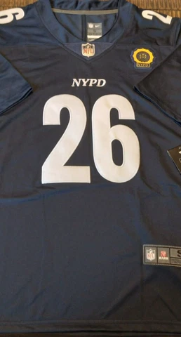Saquon Barkley Special Edition NYPD NY GIANTS JERSEY Cover