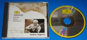 Andres Segovia RODRIGO/PONCE/BOCCHERINI Guitar Concertos - Japanese DG CD - Foto 1 di 2