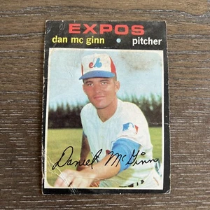 1971 Topps #21 Dan McGinn Expos - defectos - Imagen 1 de 6