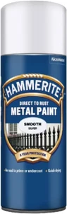 Hammerite Argento Direct To Ruggine Spray Asciugatura Rapida Metal Vernice 400ml - Picture 1 of 4