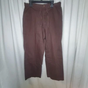 Große braune Southpole dünne Leinenhose mit tiefen Taschen - Bild 1 von 10