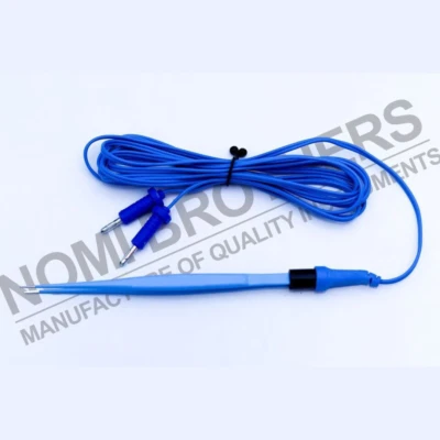 NOMI BROTHERS Ellman Bipolar Forceps 18cm – Non-Stick 1mm Tip with Reusable Cable, Surgical