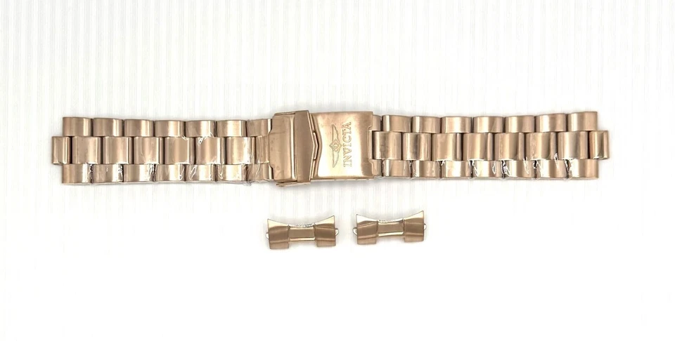 Banda Invicta Pro Diver 21913 oro rosa acero inoxidable cepillado y pulido 22 mm Foto 1 de 3