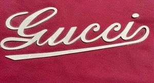 Dark Red and Cream Gucci Marine (Bowler Bag) Purse/Overnight Bag - Picture 1 of 11