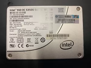 Intel 800GB DC S3500 6G/s 2.5" SATA SSD. - Picture 1 of 1