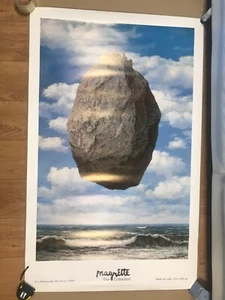 Rene Magritte ""Das Schloss der Pyrenäen"" Poster Leinwanddruck 140x8cm 230323 - Bild 1 von 7