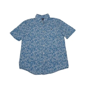 Vineyard Vines Men's Medium Slim Fit Whale Shirt Blue Floral Button Up - Picture 1 of 7