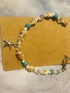 Women's Shell and starfish bracelet - Picture 1 of 5
