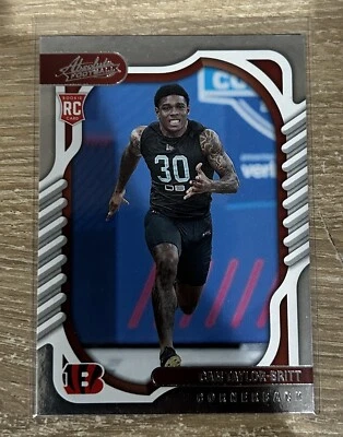 2022 Panini Absolute #150 Cam Taylor-Britt Cincinnati Bengals RC - Image 1 of 2