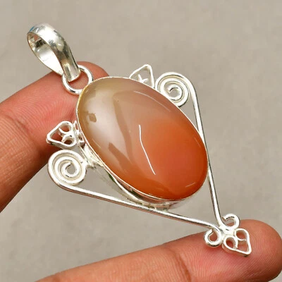 Ciondolo gioiello in argento sterling 925 fatto a mano con pietra preziosa in... - Immagine 1 di 4