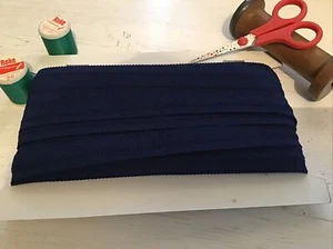 5 Meter blaue Borte/Einfassung. 2,5 cm breit. - Bild 1 von 5