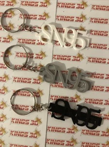 MUSTANG SN95 Key Chain 3d Printed Black Custom Made One Of A Kind Lot Of 3 - Picture 1 of 4
