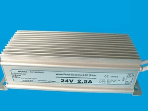 elektronische LED Trafo 60 W 160-250V 24V wasserfest IP67 Torantriebe geeignet - Bild 1 von 3
