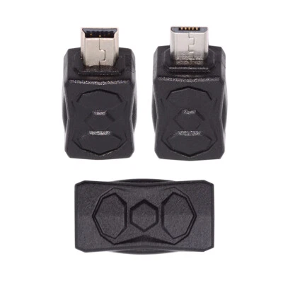 CY 3pcs Micro USB 2.0 to 5Pin Mini USB  Male to Female Extension Data Adapter - Image 1 of 4