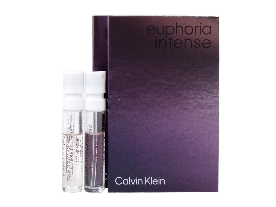 CALVIN KLEIN EUPHORIA INTENSO EDP 1,2 ml 0,04 fl oz x 2 viales de muestra de spray de perfume Foto 1 de 1