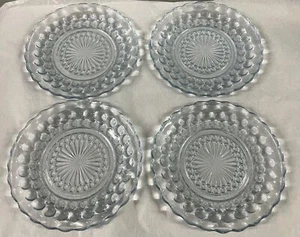 1940s Anchor Hocking  Sapphire Bubble Design 7" Dessert/Bread Plate - Picture 1 of 4