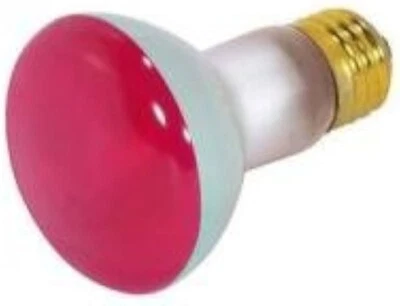 Satco S3200 50W R20 Red Medium Base - Image 1 of 4