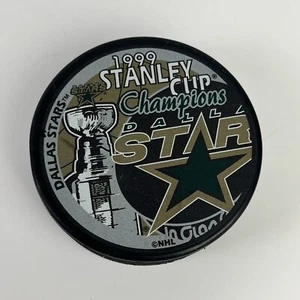 1999 NHL Stanley Cup Champions Dallas Stars Puck - Picture 1 of 4