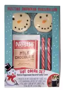 Nestle Hot Cocoa Set - Melting Snowman Marshmallow - 2 Person Kit - S BB 04/2025 - Picture 1 of 3