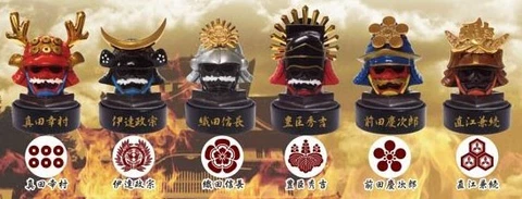 Sengoku Kabuto Collection 6 piece set complete Masamune Date Yukimura Sanada Cover