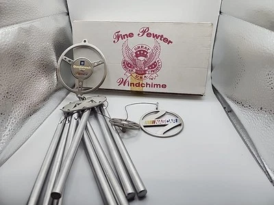 Campanas de viento de peltre fino Dale Earnhardt Sr #3 GM Goodwrench NASCAR nuevas en caja abierta Foto 1 de 4