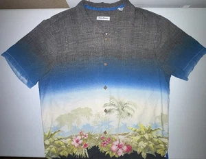 Tommy Bahama Camp Shirt Men’s XL 100% Silk Short Sleeve Hawaiian Multicolor - Picture 1 of 7