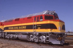 PANAMA CANAL Eisenbahn Zug Lokomotive SHREVEPORT LA Original 2001 Foto Dia - Bild 1 von 1