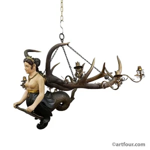 Antique Lusterweibchen of a Mermaid ca. 1900 - Picture 1 of 11