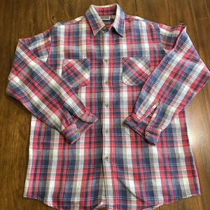 Camisa de franela Big Mac vintage manga larga para hombre talla grande alta - Imagen 1 de 9