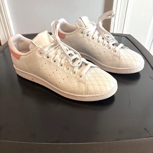 Adidas Women's Stan Smith Sz 9 White Pink Classic Style Tennis Shoes FV4070 - Bild 1 von 12