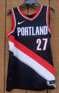 Nike NBA Portland Trail Blazers Nurkic #27 Swingman Dri Fit Jersey M 44 Size EUC - Picture 1 of 12