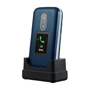 Doro 6880 4G Unlocked Flip Mobile Phone for Seniors External Display Blue - Picture 1 of 1