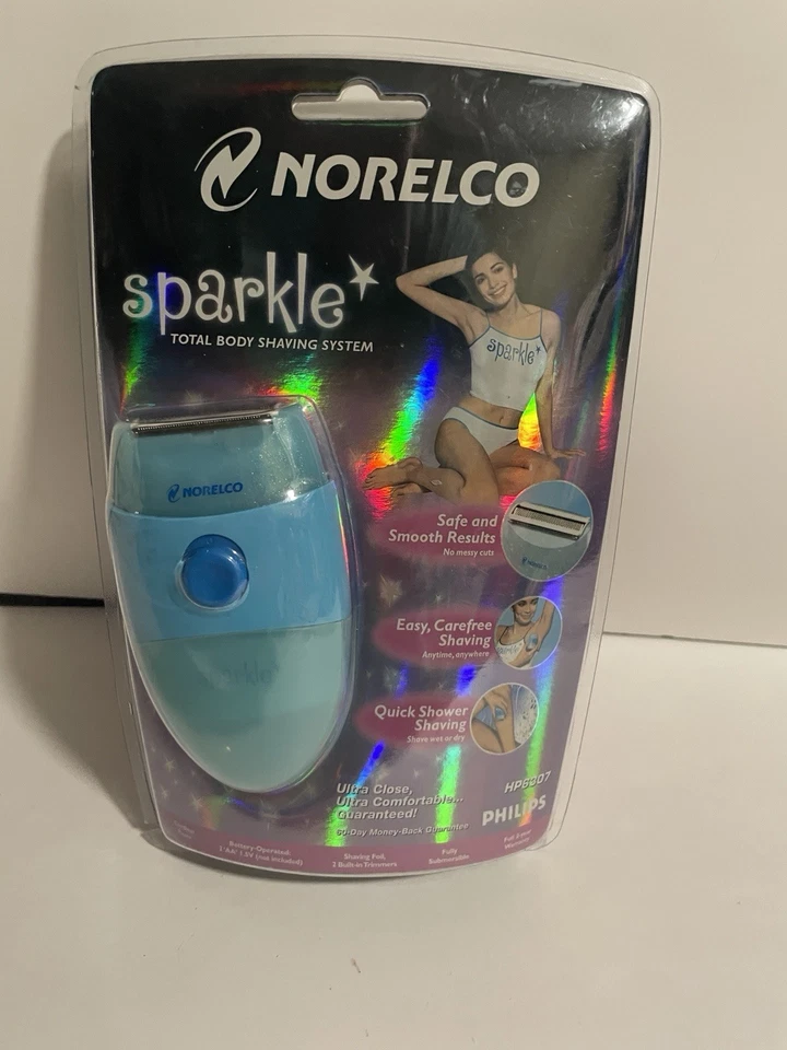 Sistema de afeitado Phillips Norelco Sparkle HP6307 azul afeitadora inalámbrica Foto 1 de 3