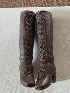 De colección 1972 Barbie Put Ons N Pets Hot Togs 1063 Marrón Chocolate Botas con cordones-JAPÓN - Imagen 1 de 6