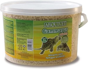 Gammarus Sticks - Mangime Completo per Tartarughe Acquatiche - 7.500 Ml / 785 Gr - Foto 1 di 12