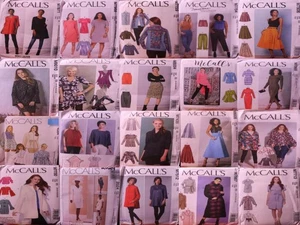 McCalls dress/jacket/top/skirts dress sewing patterns Uncut Your choice A - Picture 1 of 41