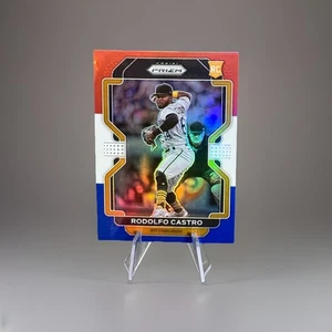 2022 Panini Prizm - Rodolfo Castro #64 Red White & Blue Prizm (RC) - Picture 1 of 4
