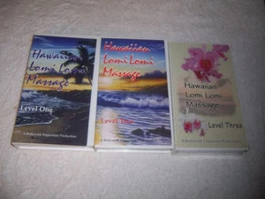 Hawaiian Lomi Lomi Massage Level One, Two, Three VHS Video Set Ken Ng - Picture 1 of 3