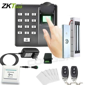 Zkteco Door Access Control System Biometric Fingerprint Magnetic Lock 2 Remote - Picture 1 of 10